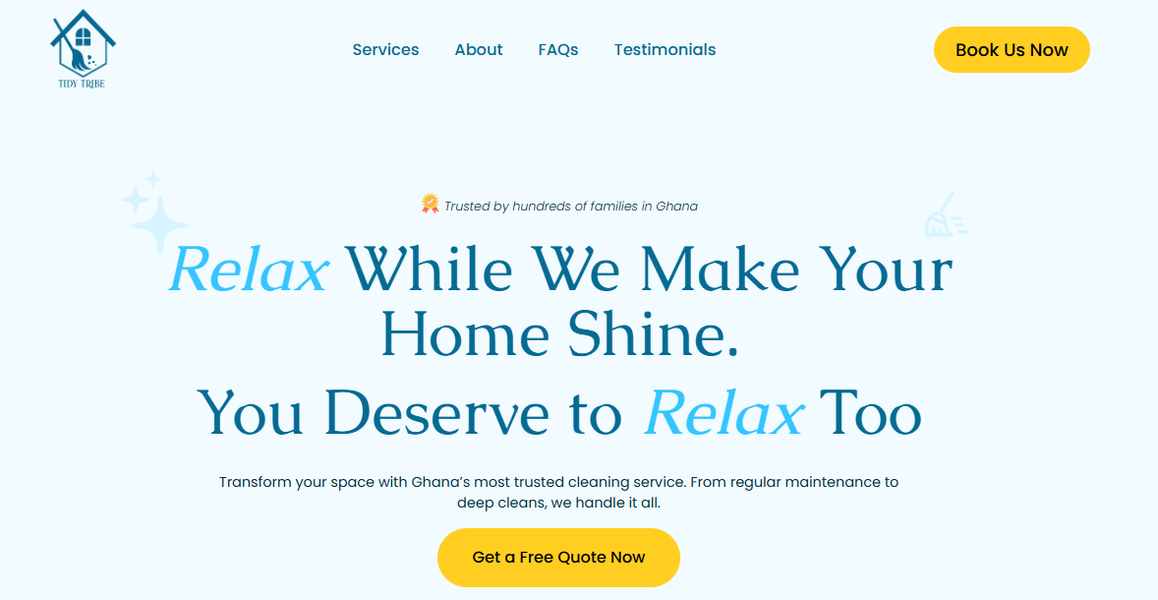 Cover photo of Tidy Tribe Services